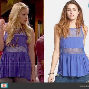 Free People Snap Out of It Tank~Dutch Blue~L